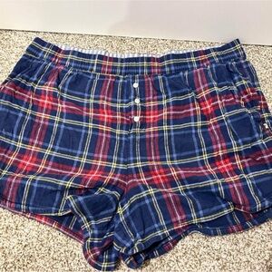 AE Flannel Pj Shorts size XL
